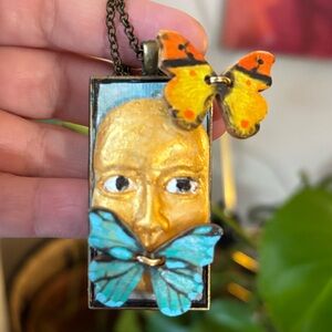 Etsuko Noguchi Artist - Dream Keeper Pendant - OOAK